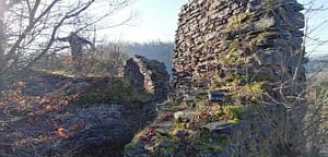 Mauern Ödes Schloss